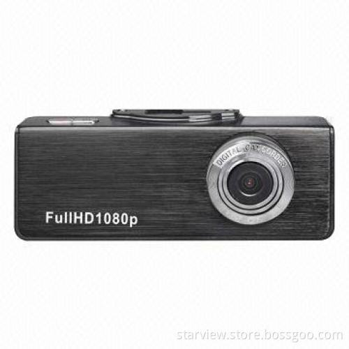 Black Mobile DVR with GPS Function, Ambarella A5s CPU, Full HD 1,080P/30fps Brushed Aluminum